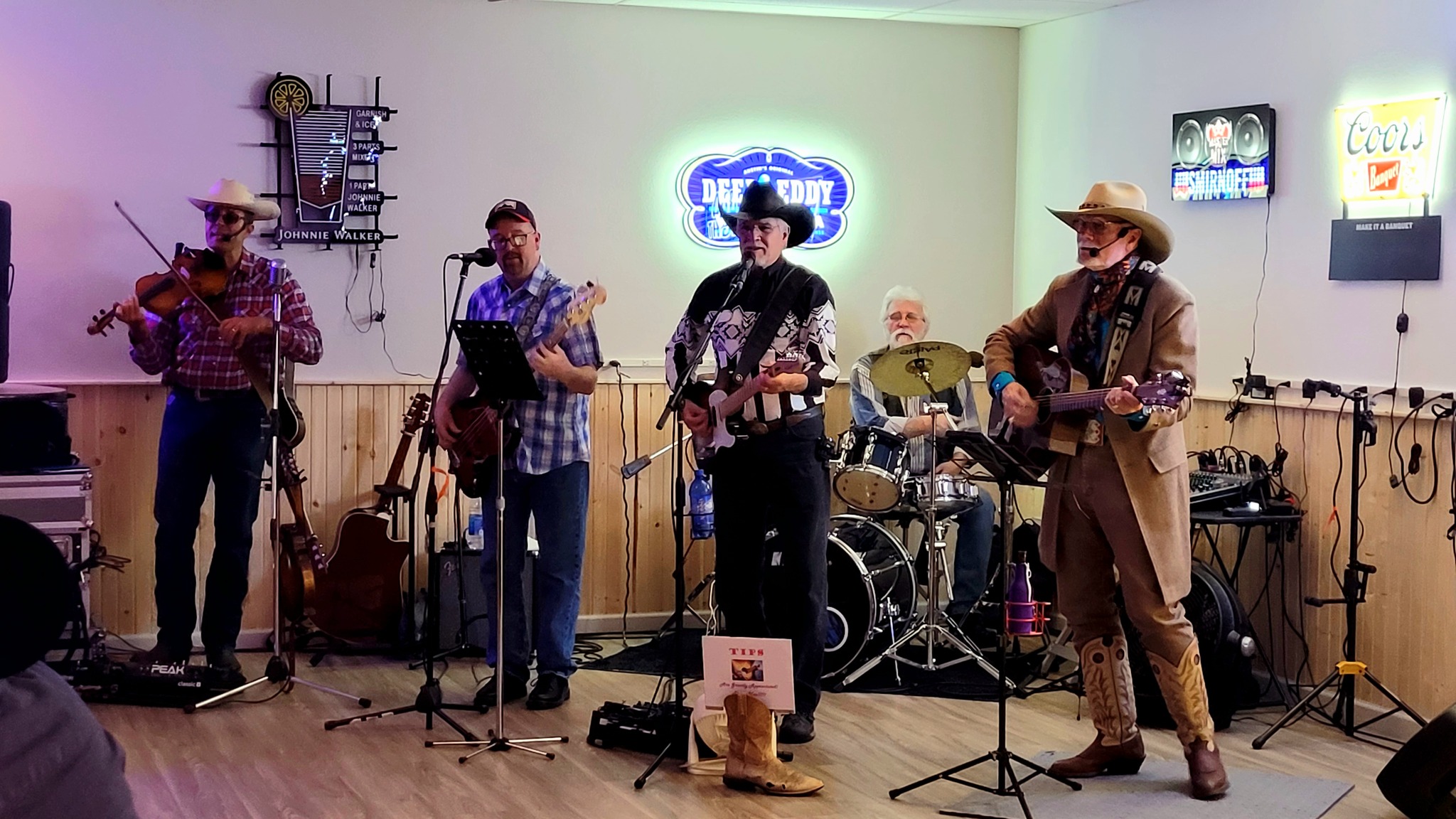 Rusty Chaps performing live on stage